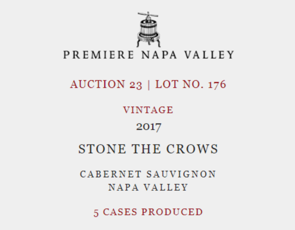 A label for the PNV Special Stone the Crows